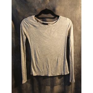 THIN RIBBED COTTON LONG SLEEVE SHIRT‼️